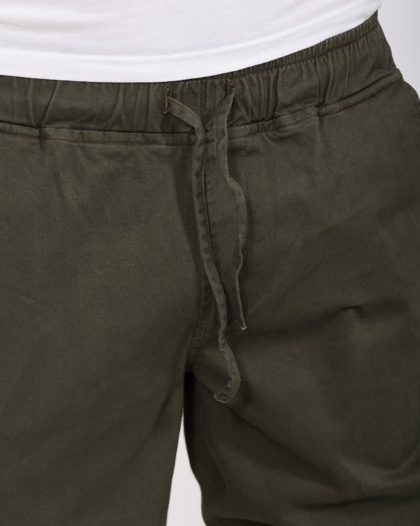 2t Fabio Regular Fit Tall Stretch Cargo Trousers (olive)