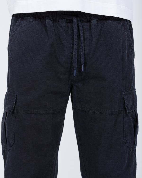 2t Shane Tall Regular Fit Ripstop Cargo Trousers (navy)