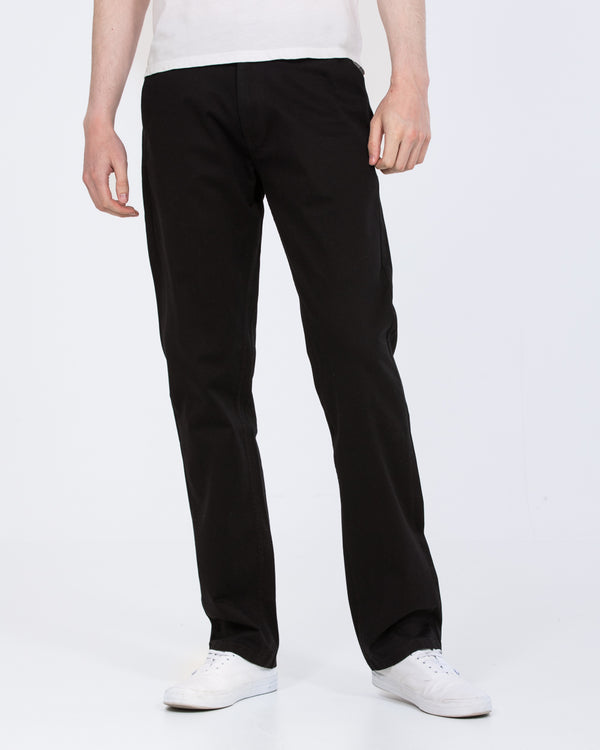 2t Myles Tall Regular Fit Chinos (black)