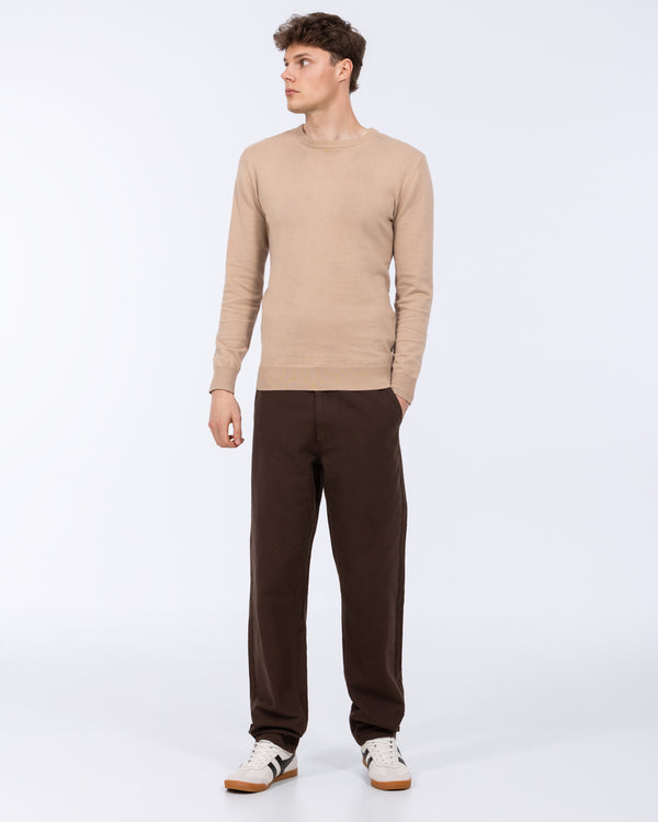 2t Broomshill Locker sitzende hohe Chinos (Schokolade)