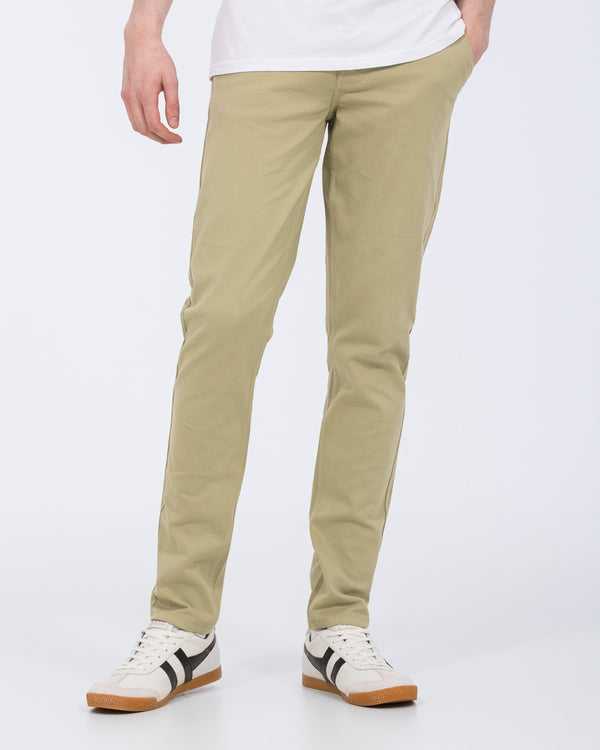 2t Oscar Schlanke Chinos mit hohem Bund (Salbei)