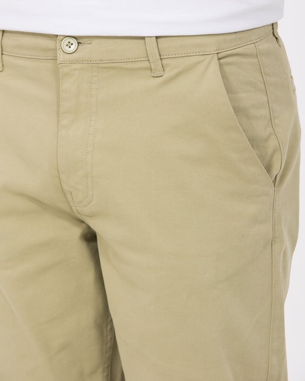 2t Oscar Schlanke Chinos mit hohem Bund (Salbei)