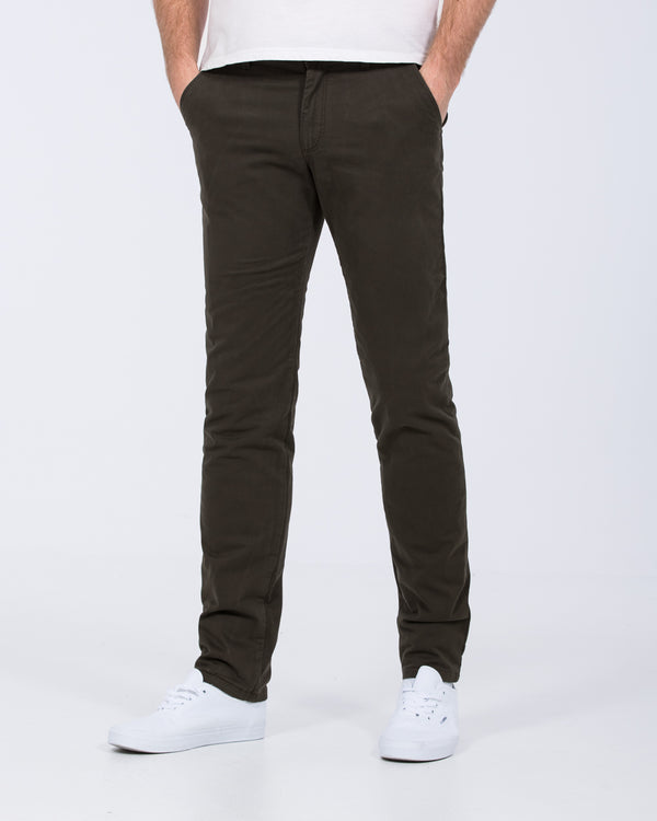 Redpoint Odessa Slim Fit Tall Thermal Chinos (olive)