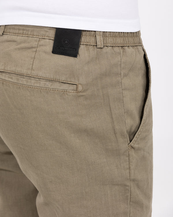 Redpoint Halifax Regular Fit Tall Linen Chinos (khaki)