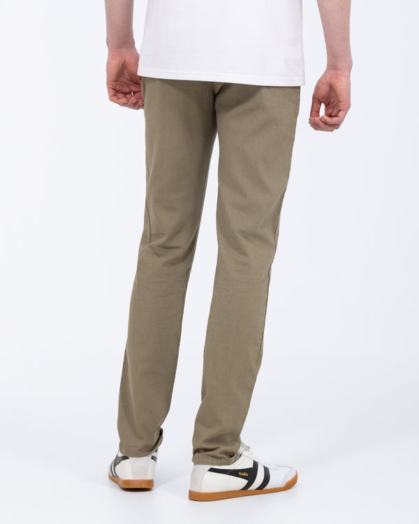 Redpoint Halifax Regular Fit Tall Linen Chinos (khaki)
