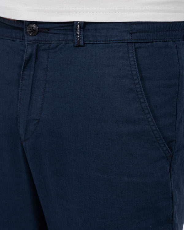 Redpoint Halifax Regular Fit Tall Leinen-Chinos (marineblau)