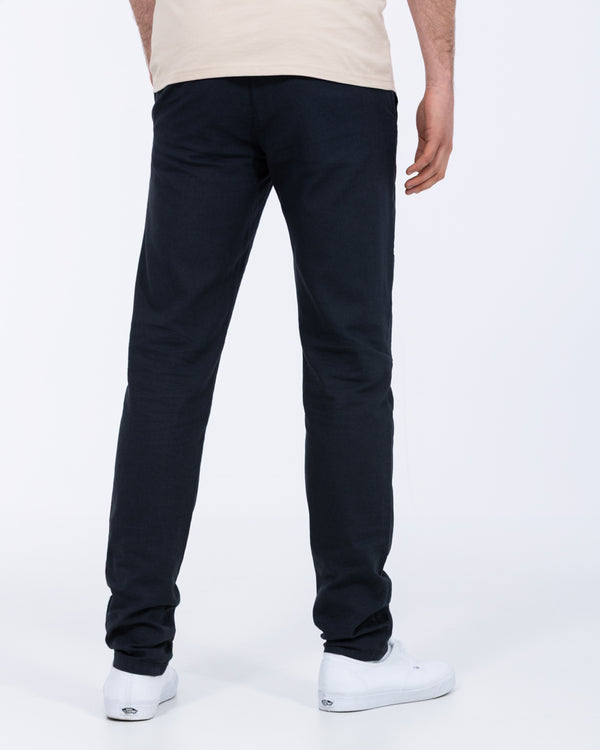 Redpoint Halifax Regular Fit Tall Leinen-Chinos (marineblau)