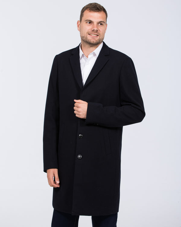 Skopes Crowe Tall Overcoat (navy)