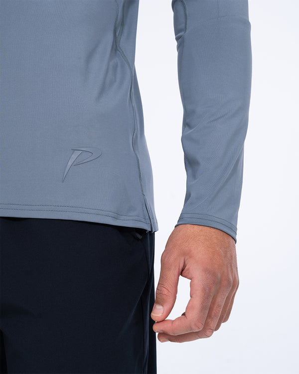 Parell Evolve Tall Quarter Zip Training Top (titanium blue)