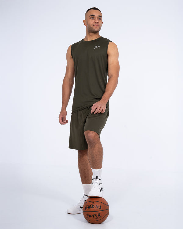 Parell Evolve Tall Active Shorts (khaki)