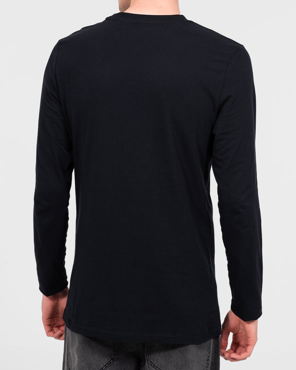 Essentalls Long Sleeve Tall T-Shirt (black)