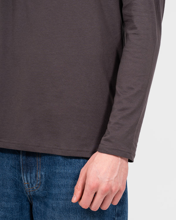 Essentalls lang T-shirt met lange mouwen (donkergrijs)