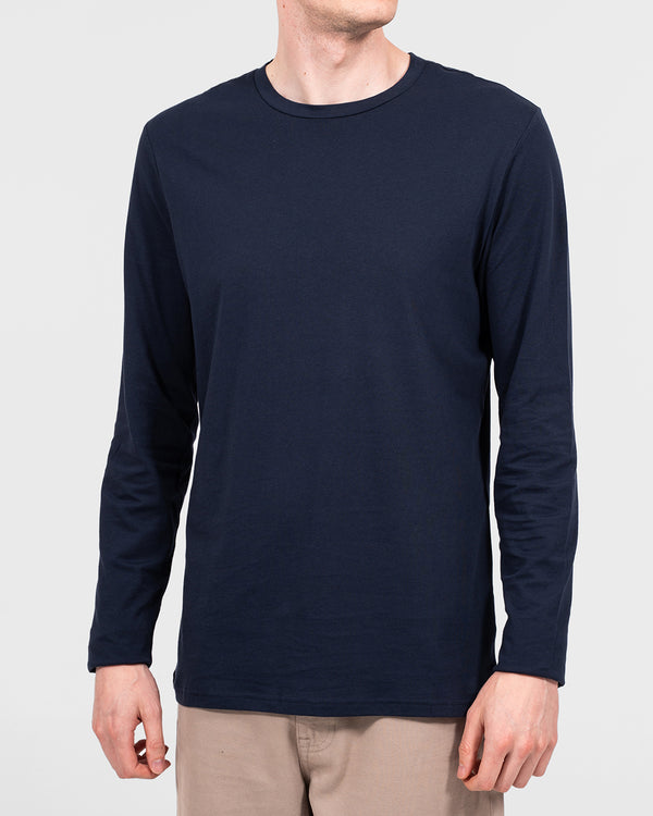 Essentalls Long Sleeve Tall T-Shirt (navy)