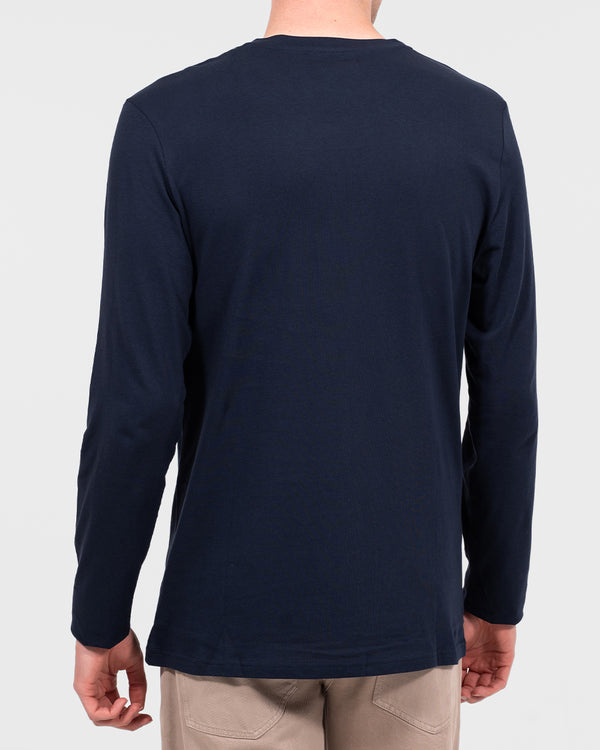 Essentalls Long Sleeve Tall T-Shirt (navy)