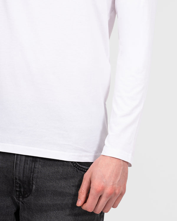 Essentalls lang T-shirt met lange mouwen (wit)