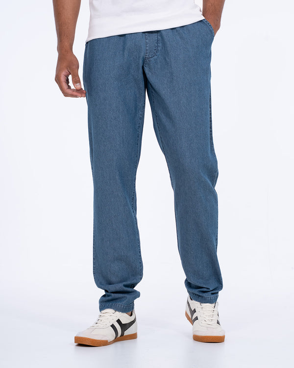 2t Emmanuel Chambray Comfort Trouser (blue)