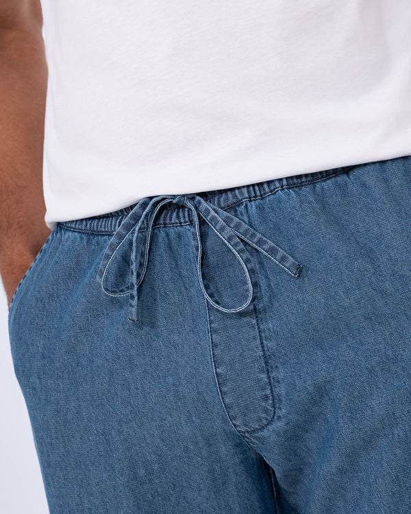 2t Emmanuel Chambray Comfort Trouser (blue)