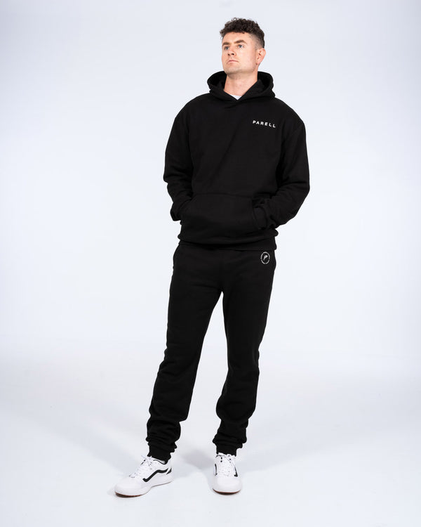 Parell Evolve Tall Oversized Pullover Hoodie (black)