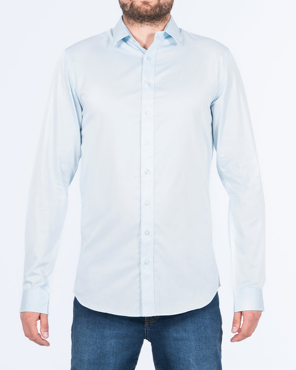 2t Slim Fit Extra Tall Formal Shirt (sky blue)