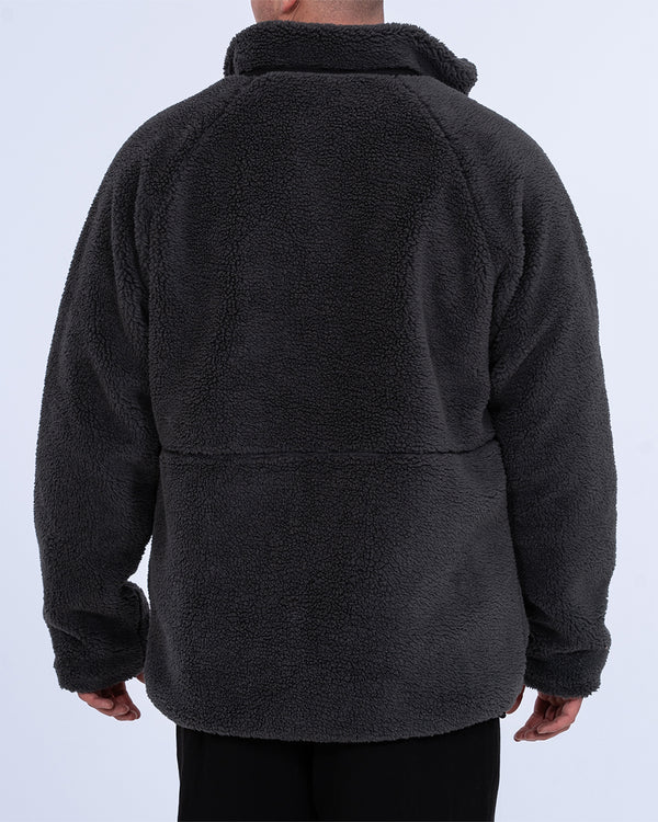 2t Eric Zip Up Tall Fleece Jacket (charcoal)