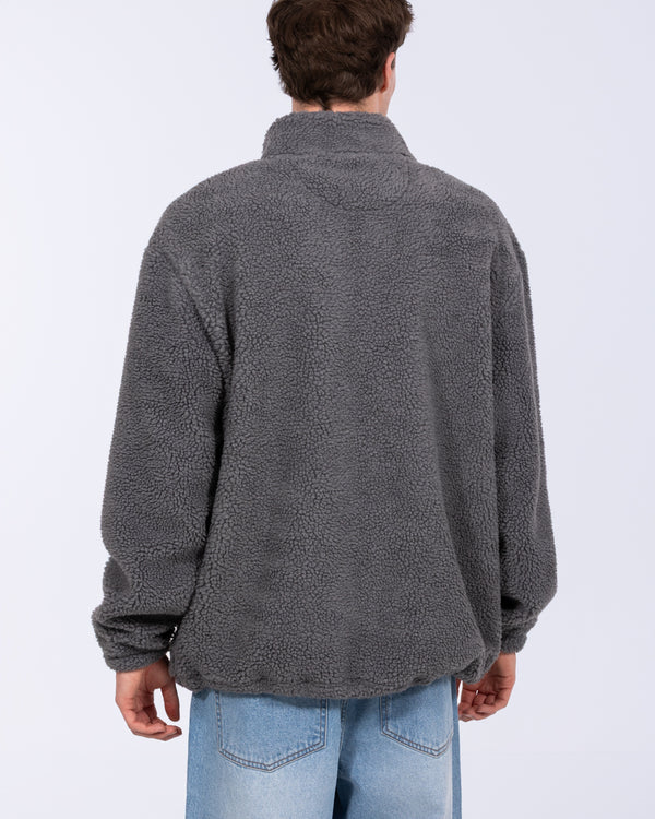 2t Roslin Tall-fleece met kwart rits (grijs)