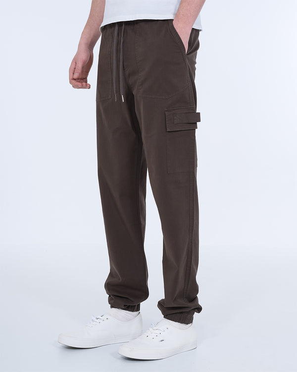 2t Jayden Regular Fit Tall Utility Cargo Trousers (grey)