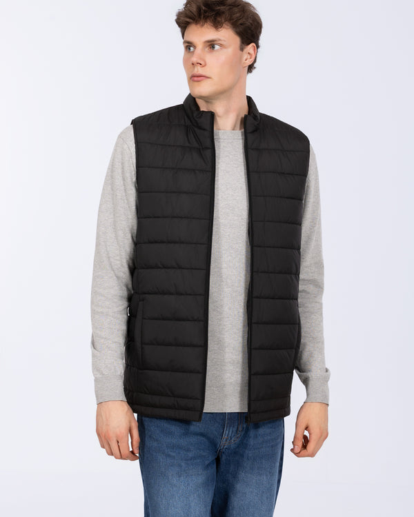 2t Tall Padded Gilet (black)