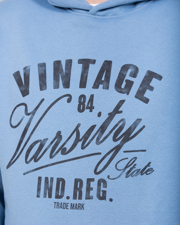 2t Tall Pullover Printed Hoodie (blue)