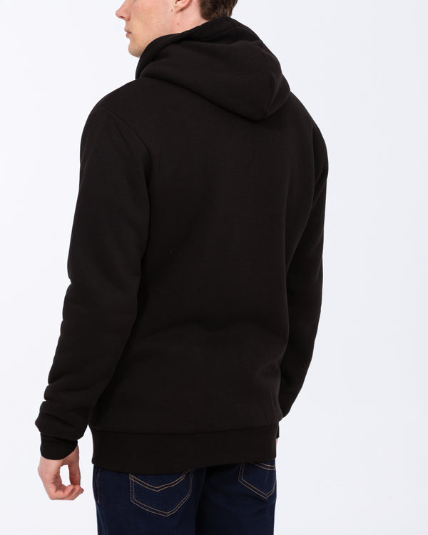 2t Andrew Hoher Sherpa-Kapuzenpullover (schwarz)