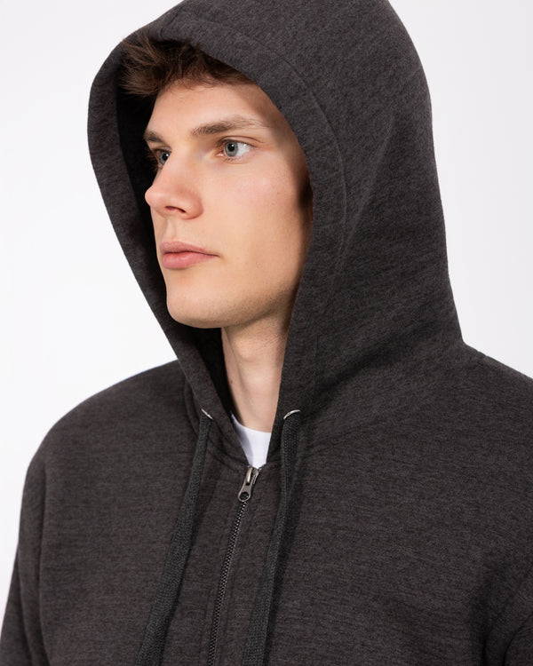 2t Andrew Tall Sherpa Hoodie (charcoal)