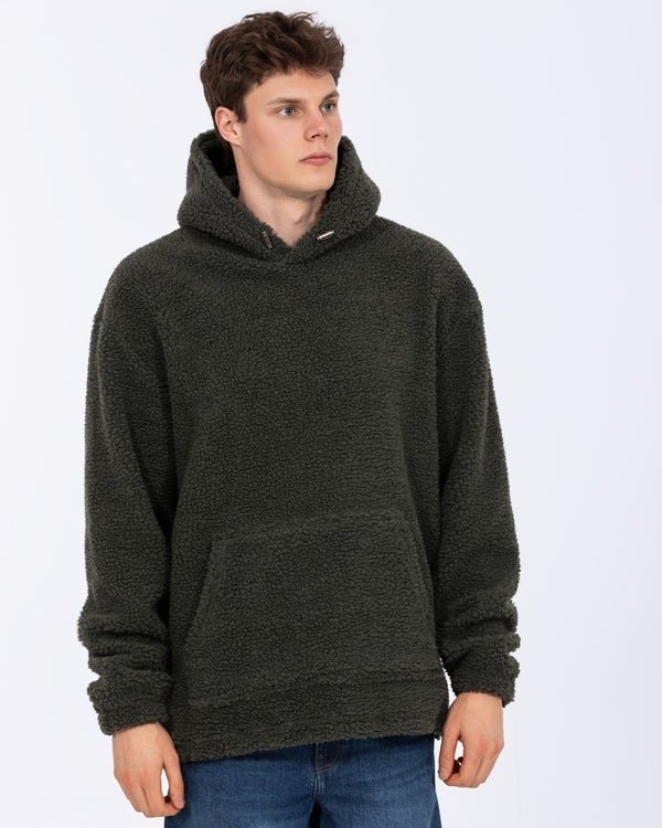 2t Rosemount hoher Fleece-Hoodie (Khaki)