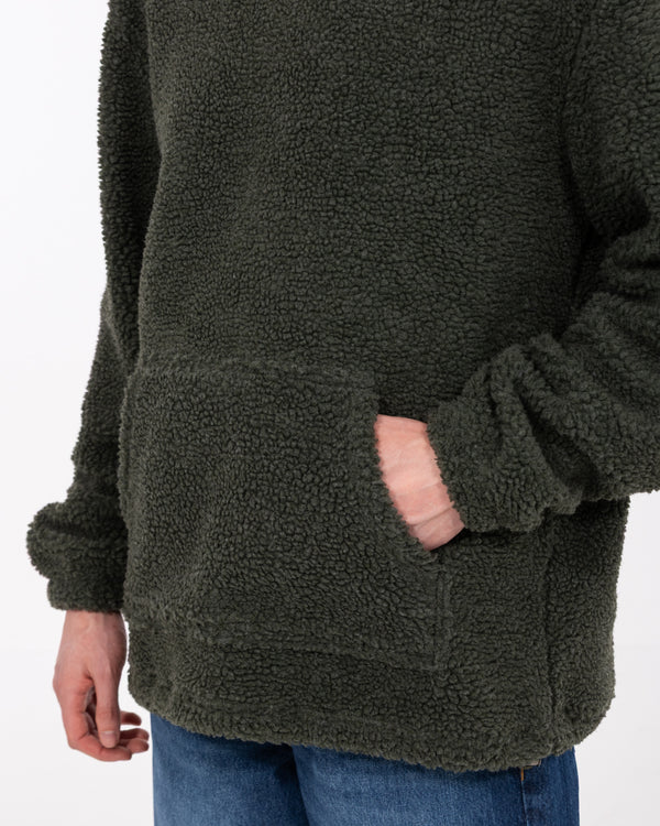 2t Rosemount hoher Fleece-Hoodie (Khaki)