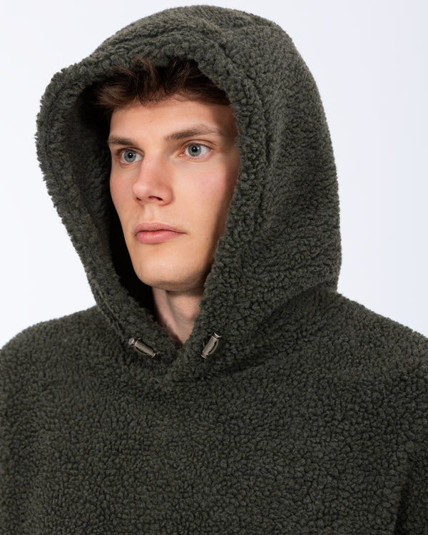 2t Rosemount hoher Fleece-Hoodie (Khaki)
