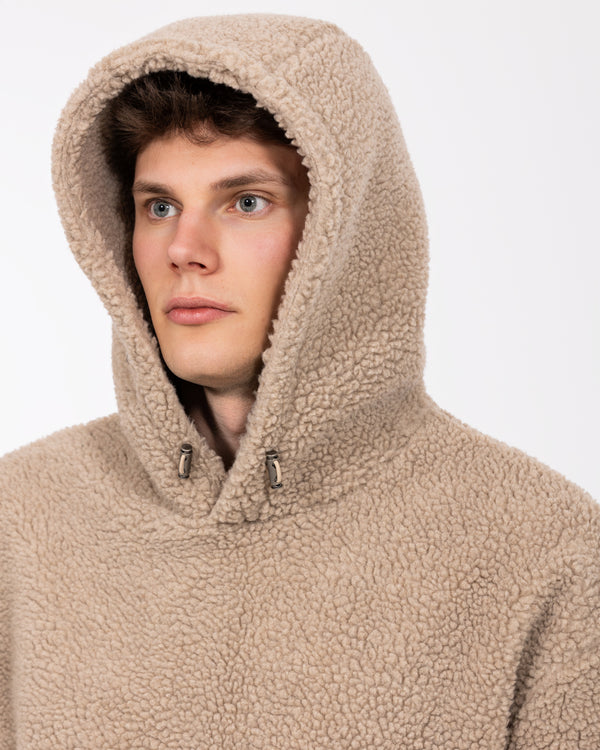 2t Rosemount hoher Fleece-Hoodie (mushroom)