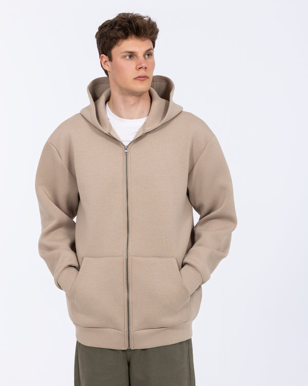2t Fintray Tall Zip Through Hoodie (mushroom)