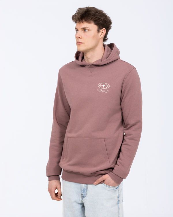 2t Reid Tall Hoodie (mauve embroidered)