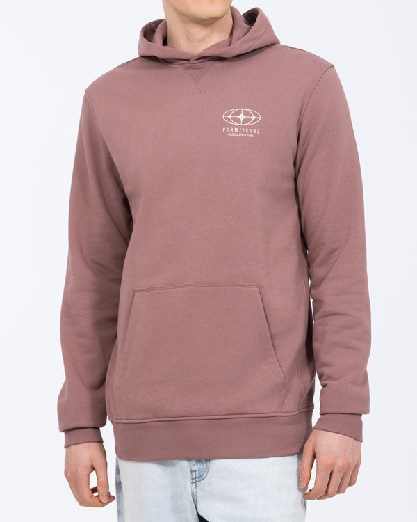 2t Reid Tall Hoodie (mauve embroidered)