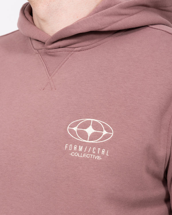 2t Reid Tall Hoodie (mauve embroidered)