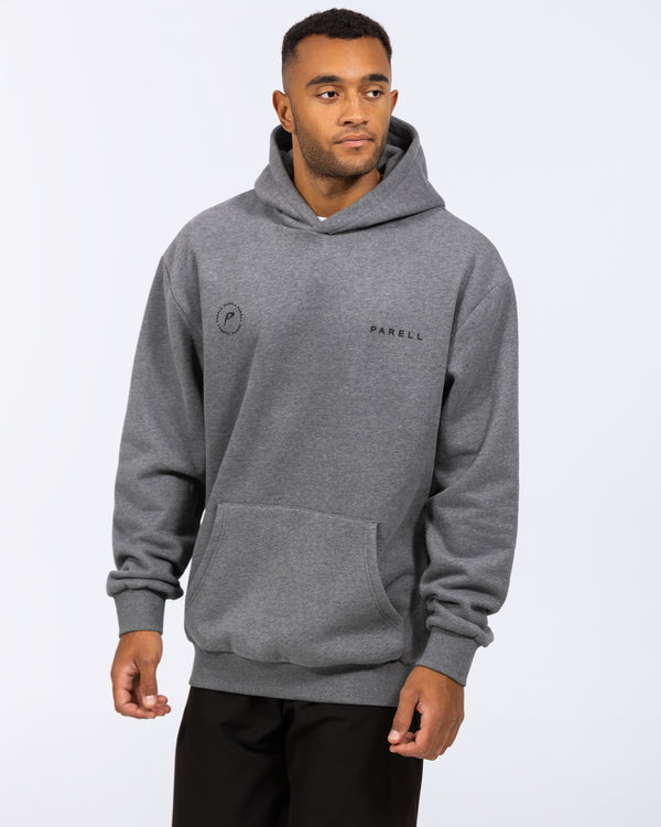 Parell Forge Tall Oversized Pullover Hoodie (charcoal)