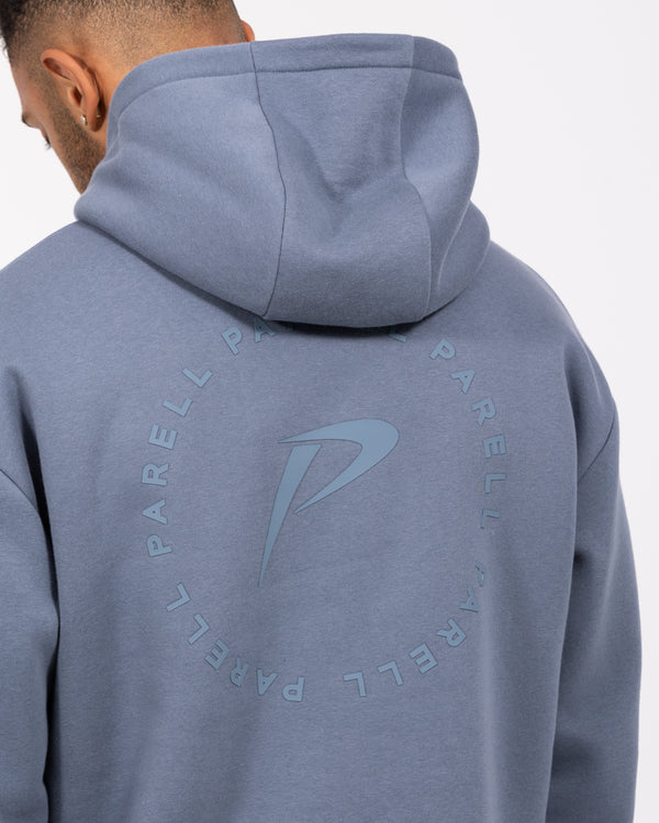 Parell Forge Hoher Kapuzenpullover (Titanblau)