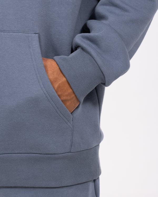 Parell Forge Hoher Kapuzenpullover (Titanblau)