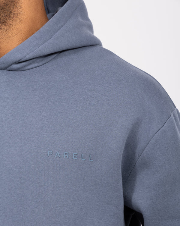 Parell Forge Hoher Kapuzenpullover (Titanblau)