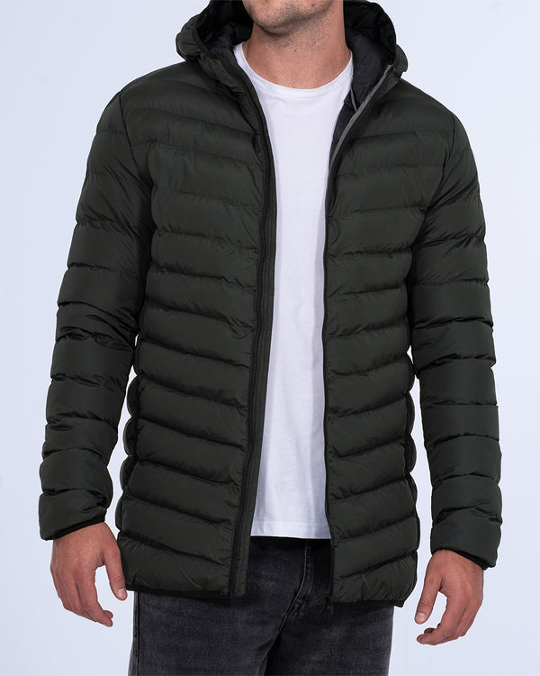 2t Grant Tall Puffer Jacket (khaki)