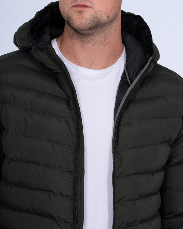 2t Grant Tall Puffer Jacket (khaki)