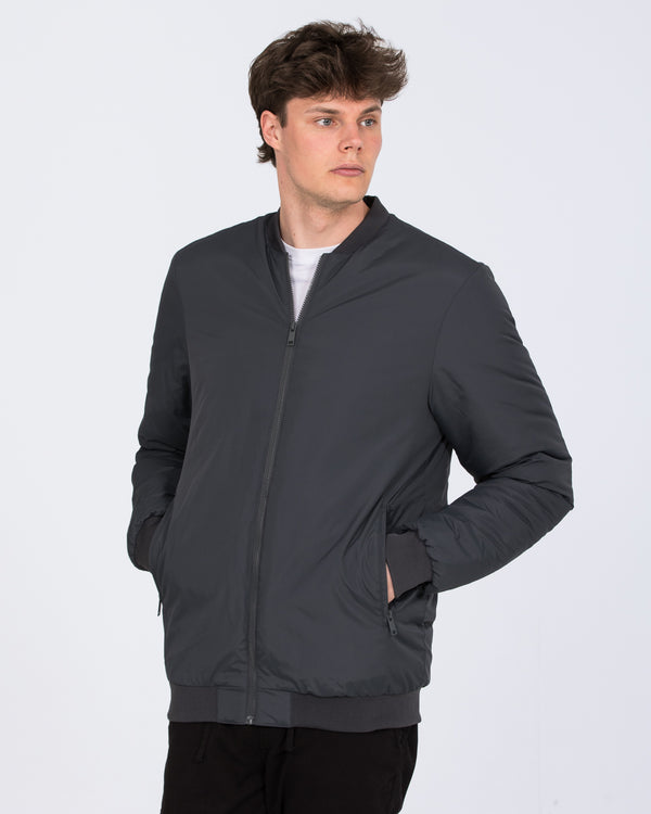 2t Owen Tall Bomber Jacket (stone grey)