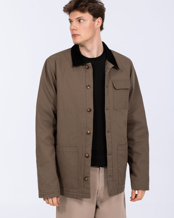 2t Duthie hohe Steppjacke mit Futter (Khaki)