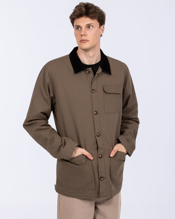2t Duthie hohe Steppjacke mit Futter (Khaki)