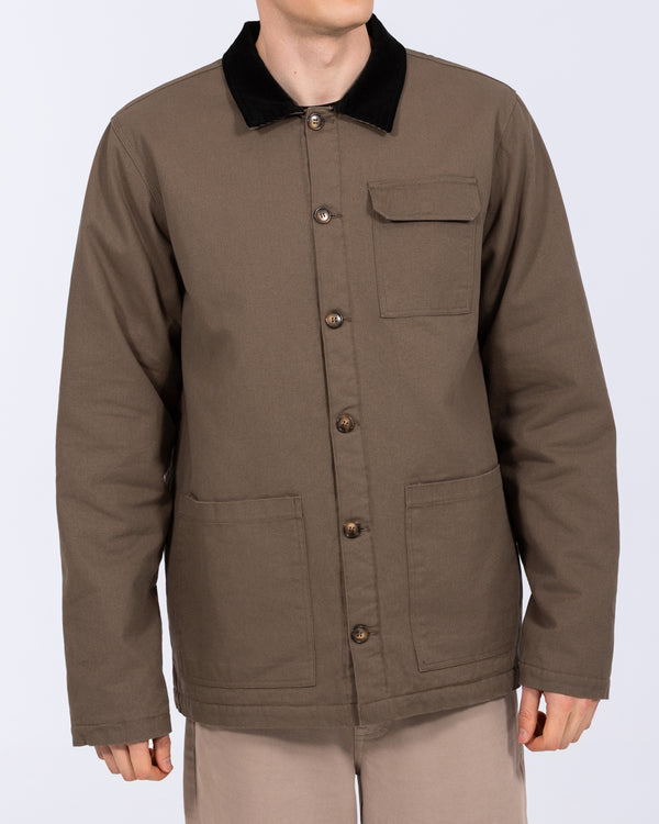 2t Duthie hohe Steppjacke mit Futter (Khaki)
