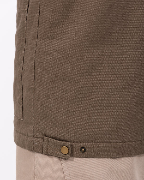 2t Duthie hohe Steppjacke mit Futter (Khaki)