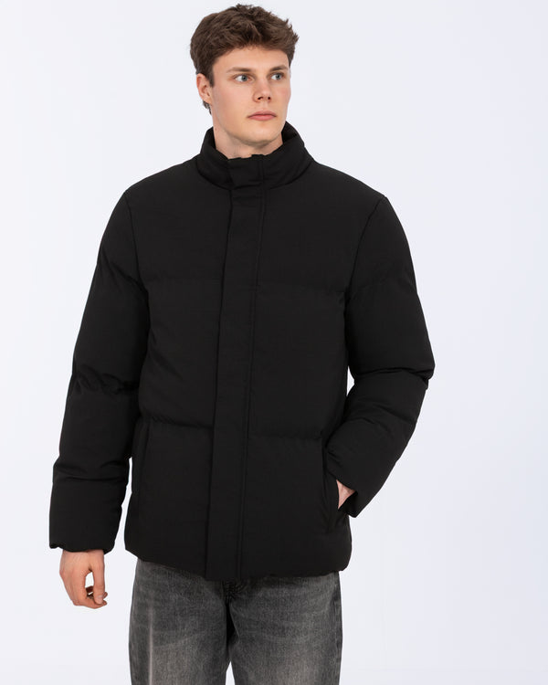 2t Meter Hohe Gepolsterte Steppjacke (schwarz)